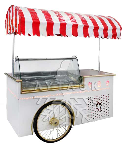 Parsgol Dondurma Teşhir Reyonları - Ice Cream Cart PG